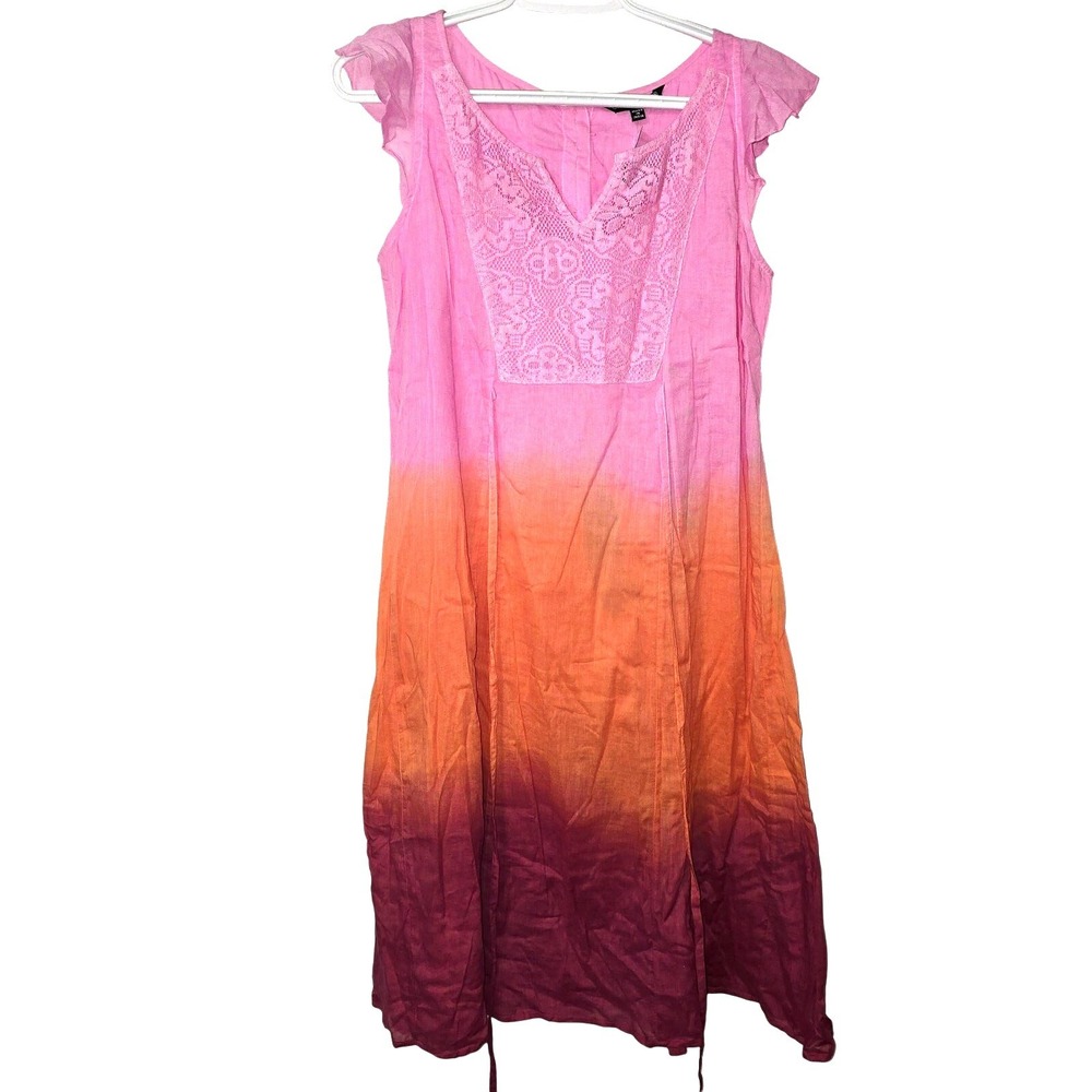 Chaudry KC Ombre Midi Prairie Dress‎ Small